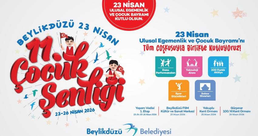 Beylikdüzü Belediyesi, 23 Nisan Ulusal Egemenlik ve Çocuk Bayramı’nı renkli