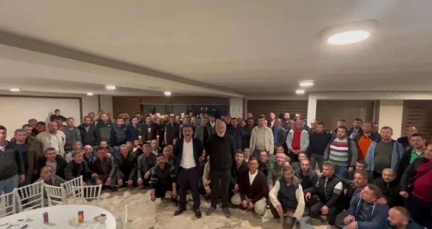 Bağımsız Maden İş Sendikası Örgütlenme Uzmanı Başaran Aksu, Beypazarı'nda çalışan Doruk