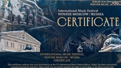 Bilecik Belediyesi Çok Sesli Çocuk Korosu, uluslararası müzik festivalindeki başarısıyla