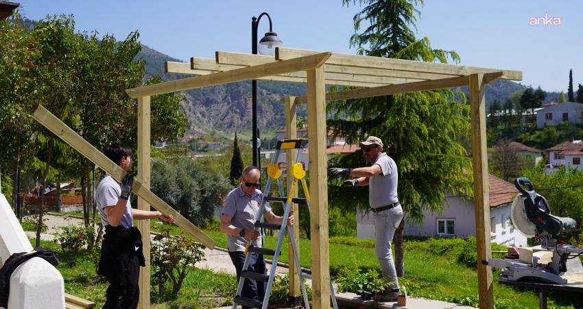 Bilecik Belediyesi Fen İşleri Müdürlüğü ekipleri, Ertuğrulgazi, Beşiktaş, İstasyon ve