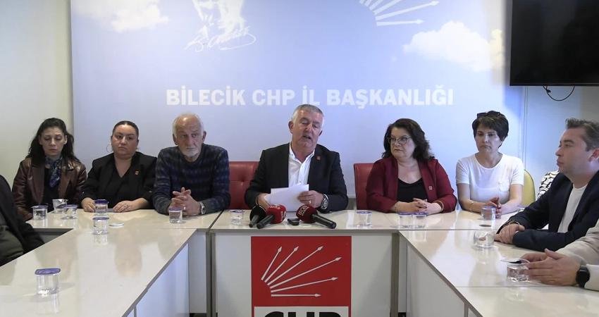 CHP Bilecik İl Başkanı Ali Özdemir, 1 Nisan 2026 tarihinde