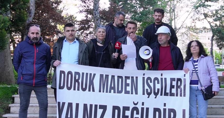 Bilecik Çevre Platformu üyeleri, Eskişehir’den Ankara’ya yürüyen ve başkentte eylemlerini