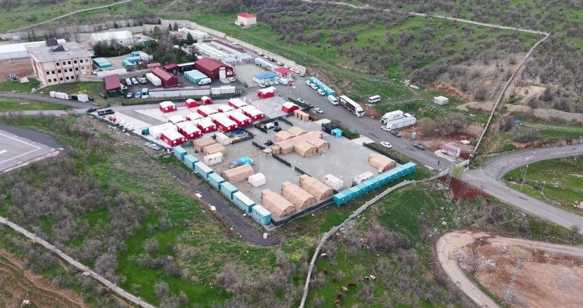 Bingöl'de kurulan UMKE Lojistik ve Operasyon Merkezi, Acil Sağlık Müdahale