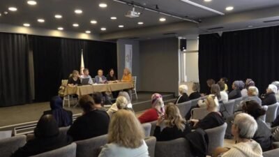 Bornova Kadın Girişimi ve İşletme Kooperatifi’nin genel kurulunda mevcut başkan