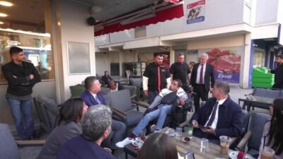 İzmir Büyükşehir Belediye Başkanı Cemil Tugay ile Buca Belediye Başkanı