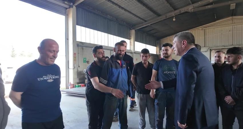 Burdur Belediye Başkanı Ali Orkun Ercengiz, 1 Mayıs Emek ve