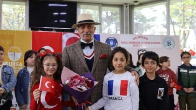 Bursa’da 23 Nisan Ulusal Egemenlik ve Çocuk Bayramı coşkuyla kutlanırken,