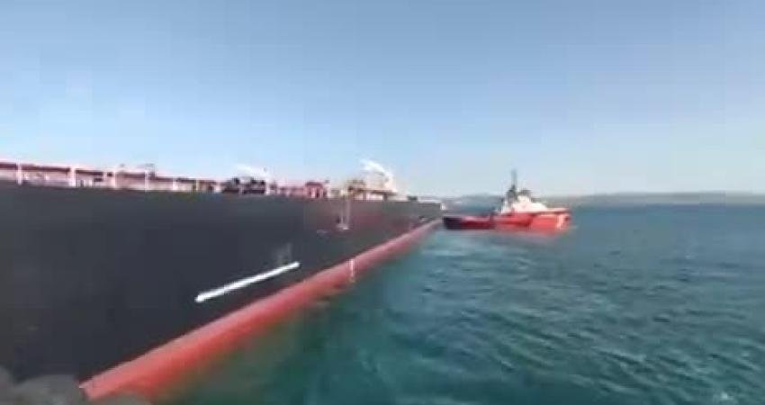 Sabah saatlerinde makine arızası oluşan ham petrol yüklü Zephyr Prosper