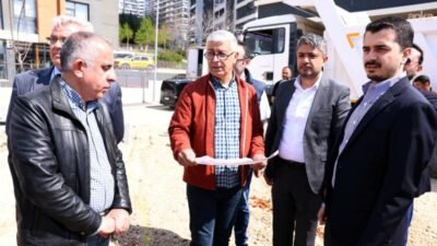 Çankaya Belediye Başkanı Hüseyin Can Güner, saha ziyaretleri kapsamında Dodurga