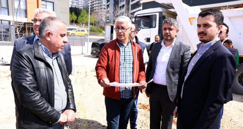 Çankaya Belediye Başkanı Hüseyin Can Güner, saha ziyaretleri kapsamında Dodurga