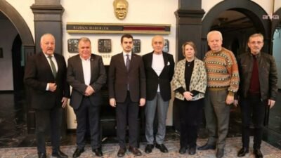 Çankaya Belediye Başkanı Hüseyin Can Güner, Gazeteciler Cemiyeti'ni ziyaret etti.