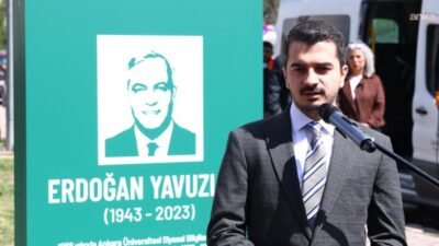 Çankaya Belediyesi'nin ilk başkanı Erdoğan Yavuzlar, Beytepe Mahallesi’nde adını taşıyan