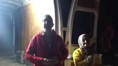 Çayırhan'da esnaf, hak mücadelesi için Ankara'ya doğru yürüyüş başlatan Doruk