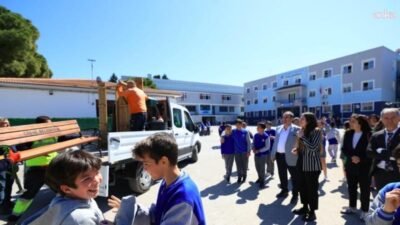 Çeşme Belediyesi Park ve Bahçeler Müdürlüğü, ilçedeki 28 okula toplam