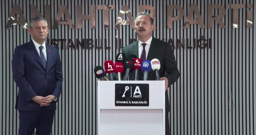 CHP – Anahtar Parti görüşmesi… Yavuz Ağıralioğlu: “Türk milletinin geleceği ile, çocuklarımızın hayalleriyle ittifak yapılacak” Anahtar Parti Genel Başkanı Yavuz Ağıralioğlu, partiler arası ittifak tartışmalarına