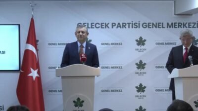 CHP Genel Başkanı Özgür Özel, ara seçim gündemiyle Gelecek Partisi