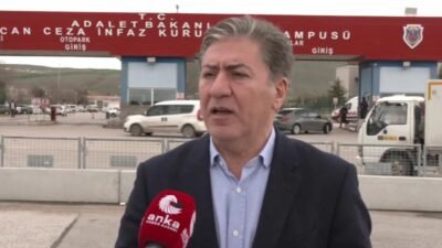 Sincan Cezaevi'nde tutuklu bulunan Bolu Belediye Başkanı Tanju Özcan ve