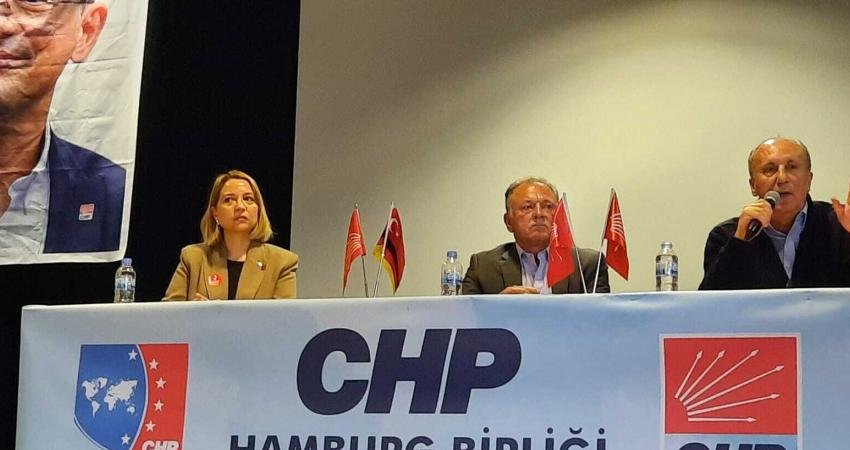 CHP Hamburg Birliği tarafından düzenlenen panelde konuşan Muharrem İnce: Türkiye demokrasi açısından zor bir dönemden geçiyor Muharrem İnce, Hamburg’da düzenlenen panelde Türkiye’de demokrasi, ekonomi ve hukuk