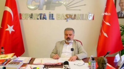 CHP Isparta İl Başkanı Hasan Karaca, AK Parti Isparta İl