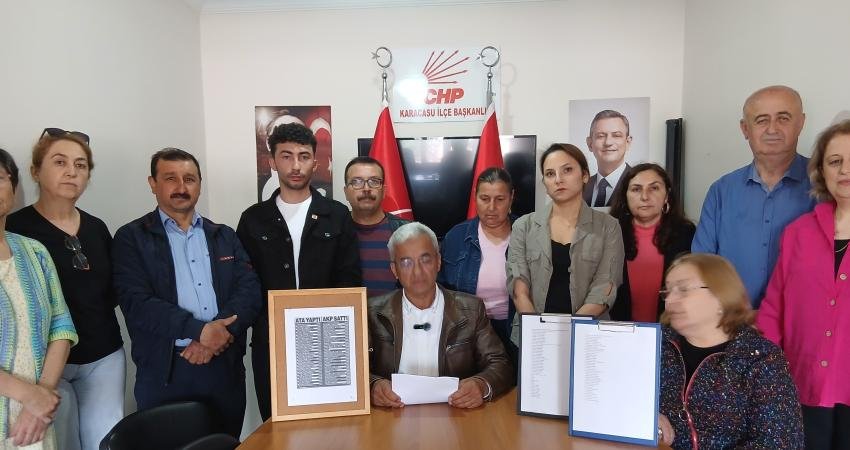 CHP Karacasu İlçe Başkanı Erdinç Gümüş, "Ekonomiyi iki kelimeyle özetleyeyim: