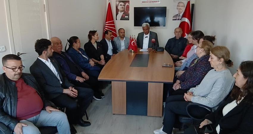 CHP Karacasu İlçe Başkanı Erdinç Gümüş, Karacasu ve Türkiye genelinde
