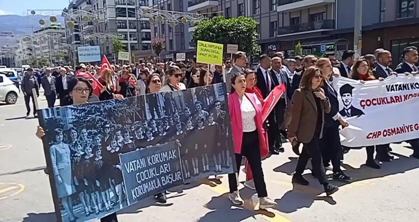 CHP Osmaniye İl Başkanlığı 23 Nisan Ulusal Egemenlik ve Çocuk