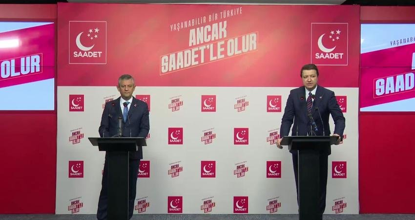 Mahmut Arıkan: “Hiçbir muhalefet partisi önünde bir seçim imkanı olduğunda seçimden kaçması söz konusu olmaz” Saadet Partisi Genel Başkanı Mahmut Arıkan, CHP Genel Başkanı Özgür