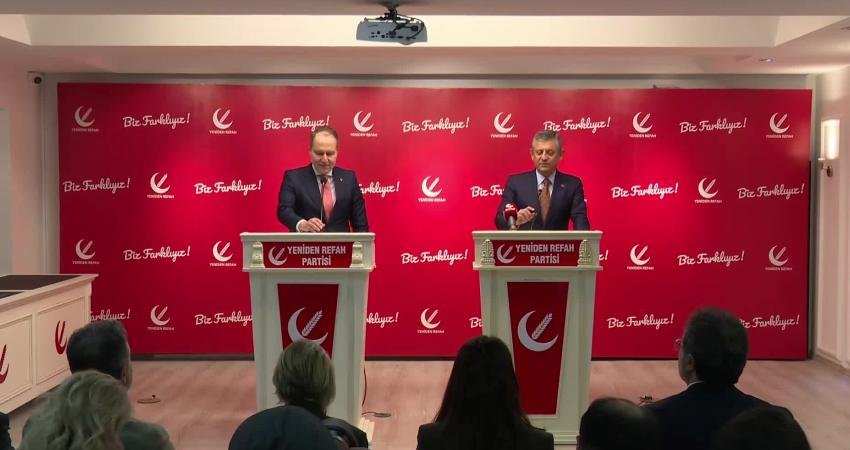CHP Genel Başkanı Özgür Özel, ara seçim gündemiyle Yeniden Refah