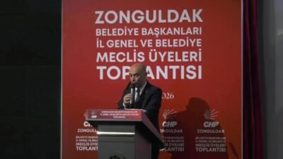CHP Örgütlerden Sorumlu Genel Başkan Yardımcısı Ensar Aytekin, Zonguldak’ta düzenlenen