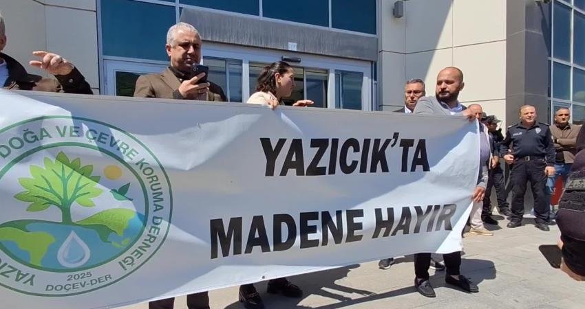Tokat’ta Yazıcık bölgesinde yapılması planlanan maden projesine karşı açılan dava