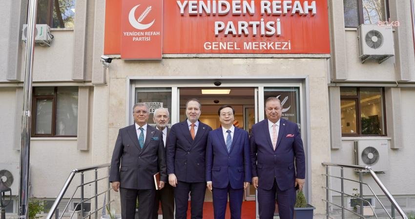 Çin heyetinden Erbakan’a ziyaret Çin Komünist Partisi Merkez Komitesi Dış İlişkiler Bakan Yardımcısı Jin