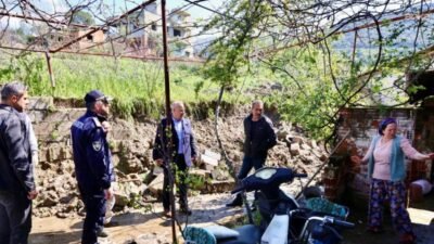 Çine Belediye Başkanı Mehmet Kıvrak, ilçede etkili olan şiddetli yağışın