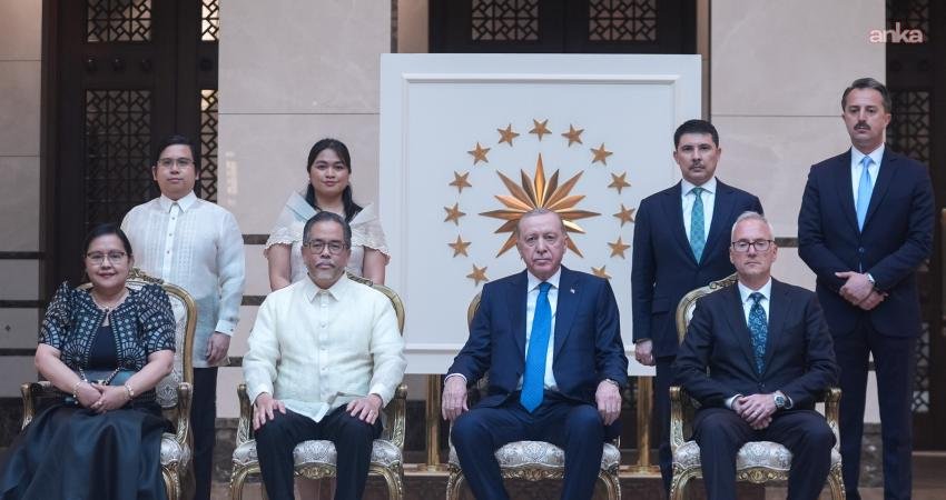 Filipinler, Kenya, Peru ve Kolombiya'nın Ankara Büyükelçileri, Cumhurbaşkanı Recep Tayyip