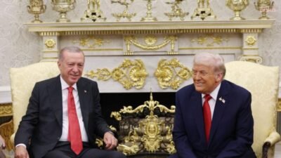 Cumhurbaşkanı Recep Tayyip Erdoğan, ABD’nin başkenti Washington'da ABD Başkanı Donald
