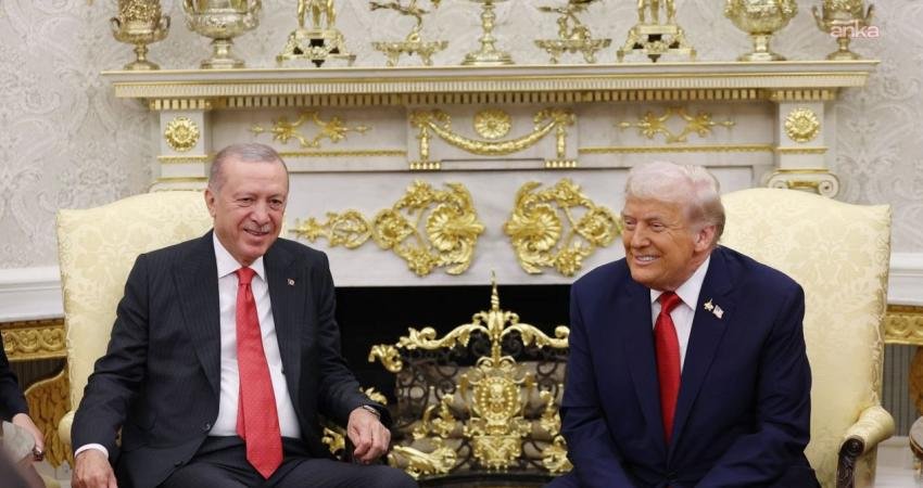 Cumhurbaşkanı Recep Tayyip Erdoğan, ABD’nin başkenti Washington'da ABD Başkanı Donald