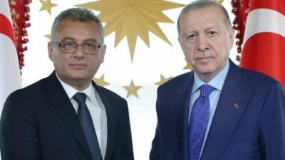 Cumhurbaşkanı Recep Tayyip Erdoğan, Kuzey Kıbrıs Türk Cumhuriyeti (KKTC) Cumhurbaşkanı