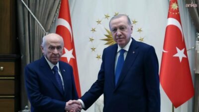 Cumhurbaşkanı Recep Tayyip Erdoğan, MHP Genel Başkanı Devlet Bahçeli’yi kabul
