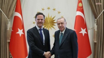 Cumhurbaşkanı Recep Tayyip Erdoğan, Cumhurbaşkanlığı'nda NATO Genel Sekreteri Mark Rutte