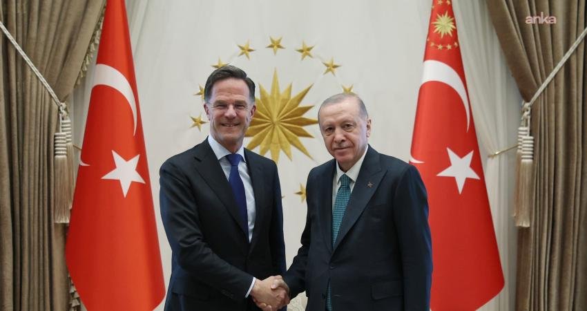 Cumhurbaşkanı Recep Tayyip Erdoğan, Cumhurbaşkanlığı'nda NATO Genel Sekreteri Mark Rutte
