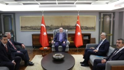 Cumhurbaşkanı Recep Tayyip Erdoğan, OECD Genel Sekreteri Mathias Cormann'ı kabul