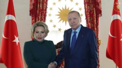 Cumhurbaşkanı Recep Tayyip Erdoğan, Rusya Federasyon Konseyi Başkanı Valentina Matviyenko’yu