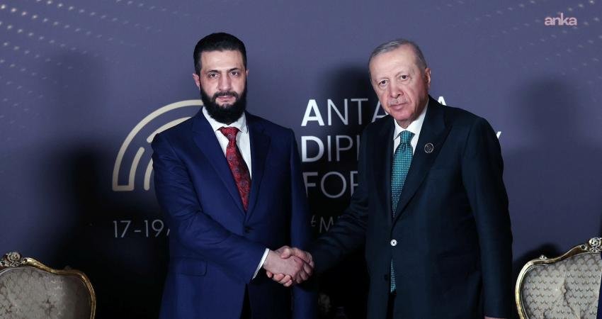 Cumhurbaşkanı Recep Tayyip Erdoğan, Suriye Cumhurbaşkanı Ahmed Şara ile Antalya'da