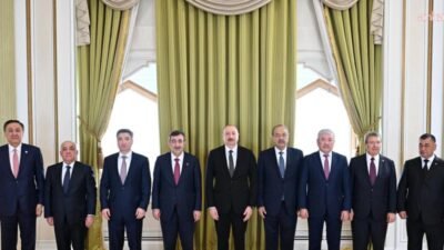 Cumhurbaşkanı Yardımcısı Cevdet Yılmaz, Bakü'de düzenlenen Türk Devletleri Teşkilatı (TDT)