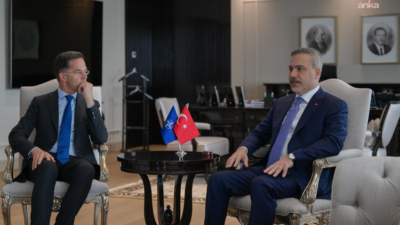 Dışişleri Bakanı Hakan Fidan, NATO Genel Sekreteri Mark Rutte ile