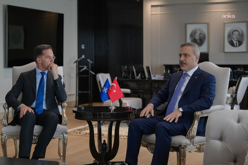 Dışişleri Bakanı Hakan Fidan, NATO Genel Sekreteri Mark Rutte ile