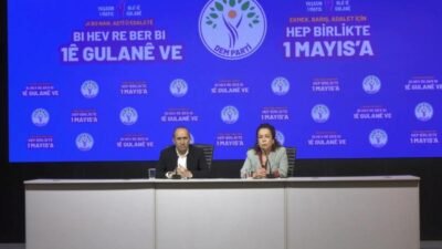 DEM Parti Emek Komisyonu Eş Sözcüsü Mehmet Bozgeyik, 1 Mayıs Emek