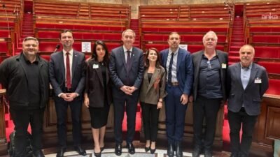 DEM Parti Eş Genel Başkanı Tuncer Bakırhan ve beraberindeki heyet, Boyun