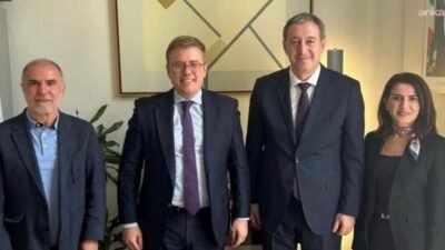 DEM Parti Eş Genel Başkan Tuncer Bakırhan’ın da yer aldığı