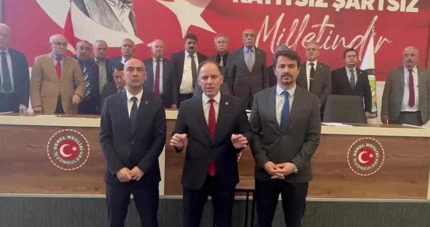 CHP Genel Başkan Yardımcısı Deniz Yavuzyılmaz, "Zonguldak İl Genel Meclisi