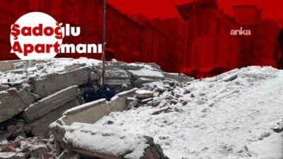 Malatya'da 6 Şubat depremlerinde 14 kişinin yaşamını yitirdiği Şadoğlu Apartmanı'na